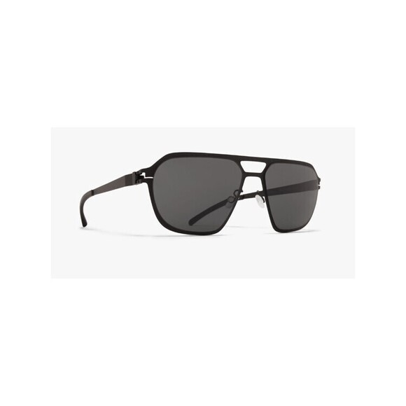 Mykita Angular Black Aluminum Sunglasses With Slim Temples - NWT